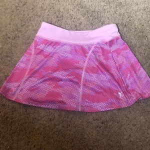 A pink and purple sport skirt